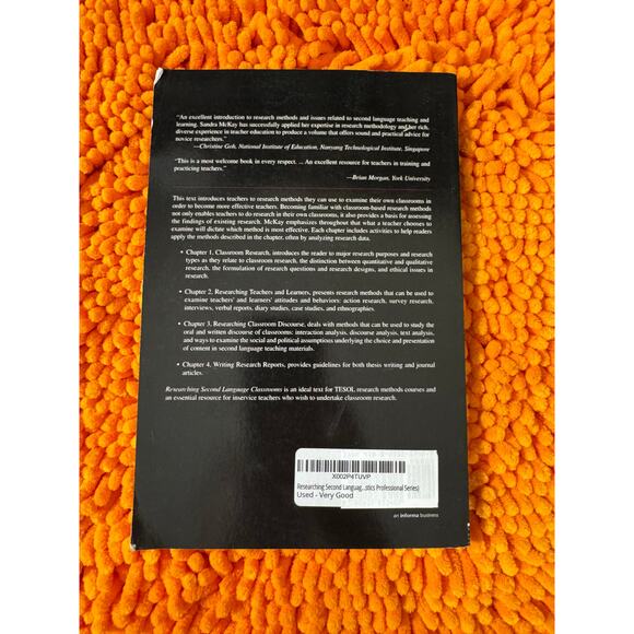 Researching Second Language Classrooms ESL Sandra Lee Lee Mckay - Picture 3 of 4